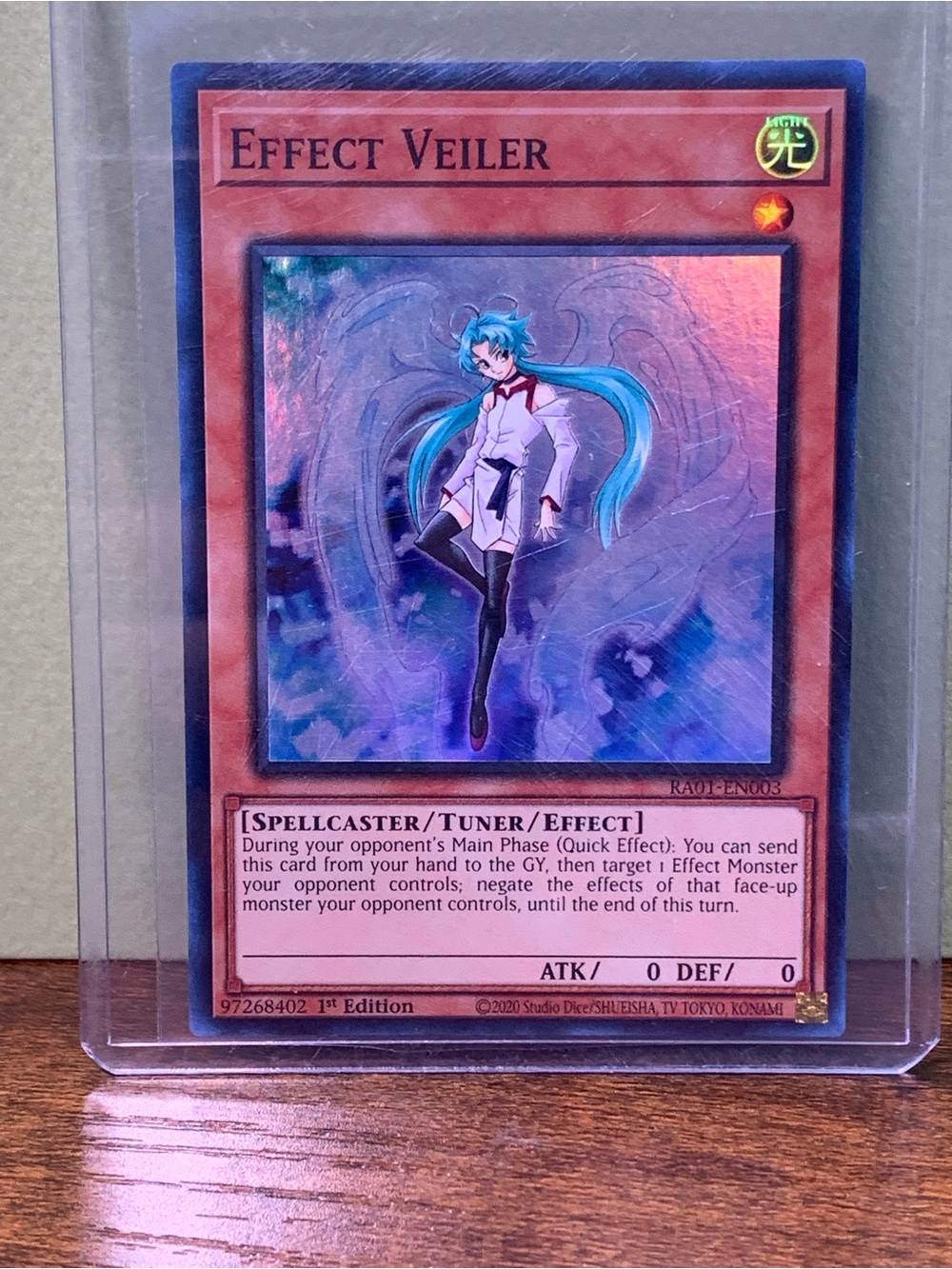 Effect Veiler Holographic Trading Card